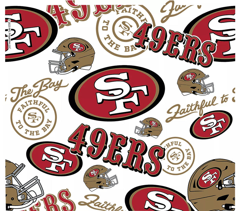 San Francisco 49ers - All Over Wrap with Travel Lid