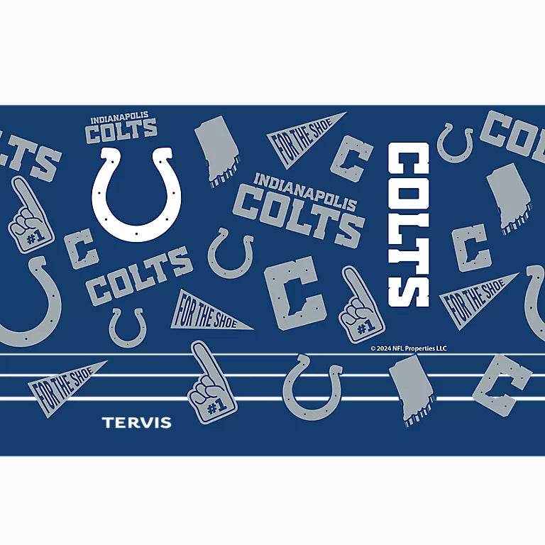 Indianapolis Colts - NFL Swag Stainless Steel Tumbler with Slider Lid