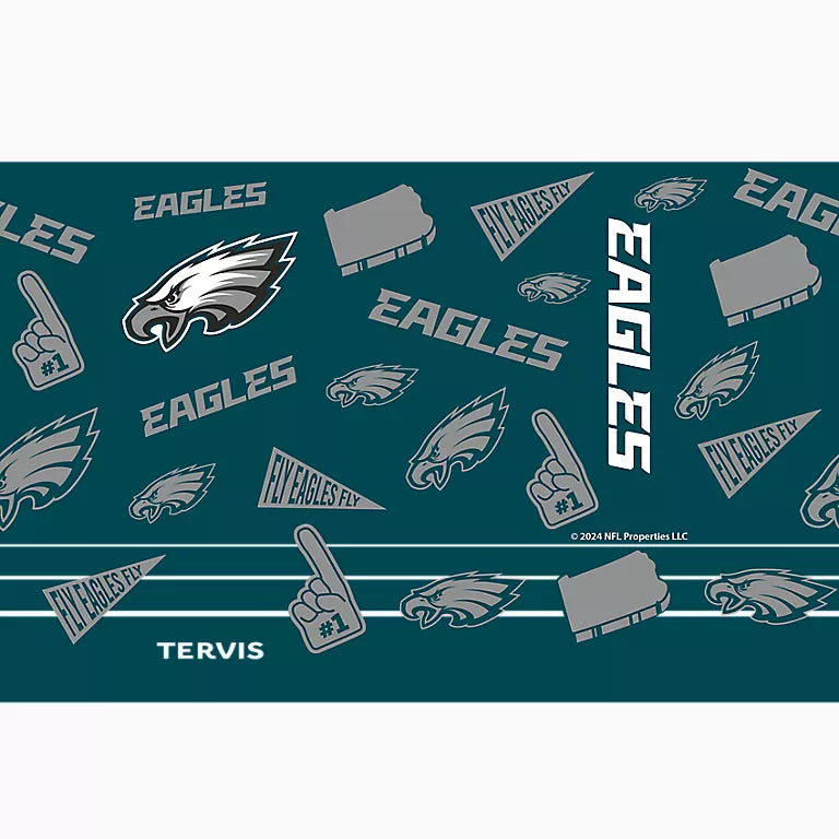Philadelphia Eagles - NFL Swag Stainless Steel Tumbler with Slider Lid