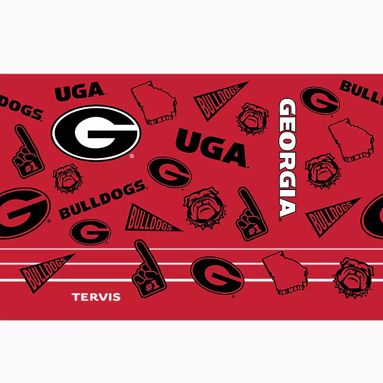 Georgia Bulldogs - NCAA Swag Stainless Steel Tumbler with Slider Lid