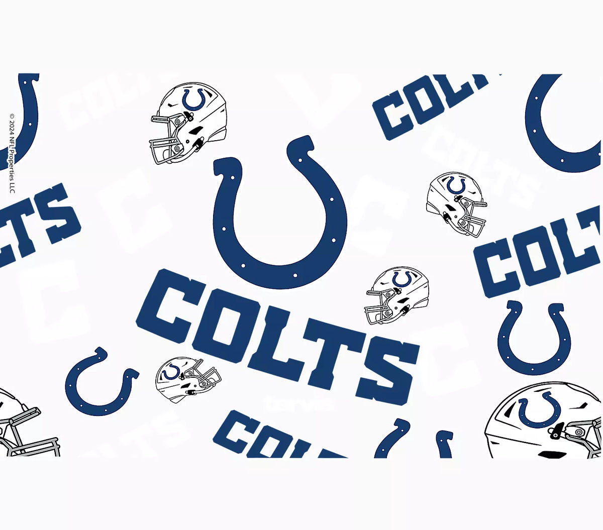 Indianapolis Colts - NFL All Over Plastic Tumbler