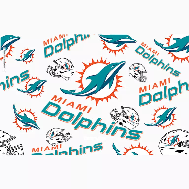 Miami Dolphins - NFL All Over Plastic Tumbler