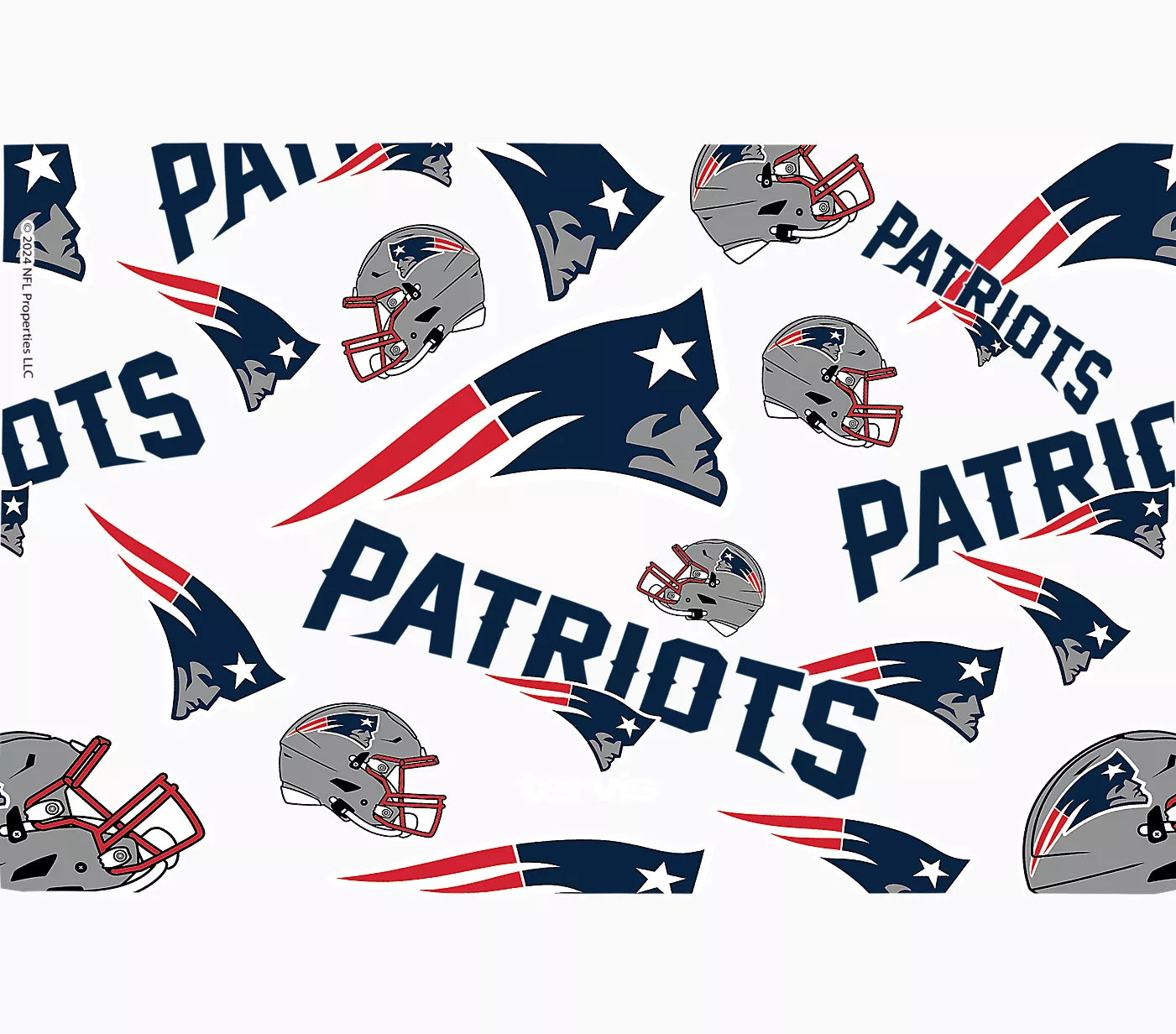 New England Patriots - All Over Plastic Tumbler
