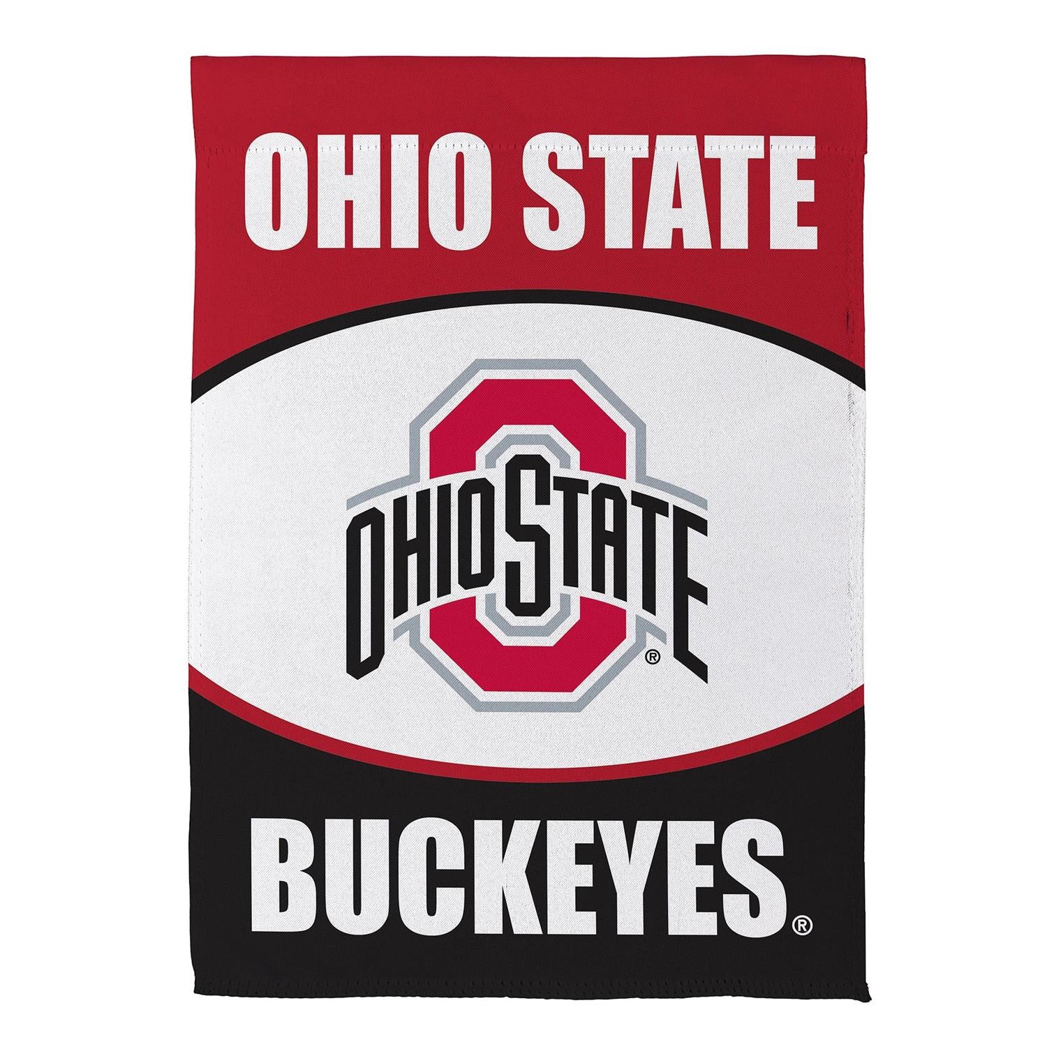 Ohio State Buckeyes - Ohio State University Rules Garden Flag