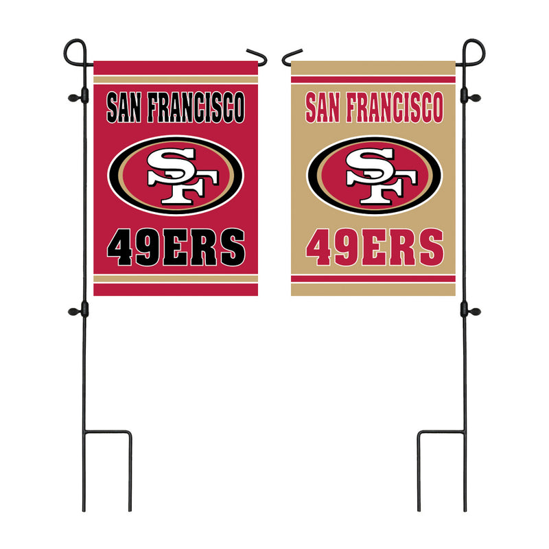 San Francisco 49ers - Embossed Suede GDN Garden Flag