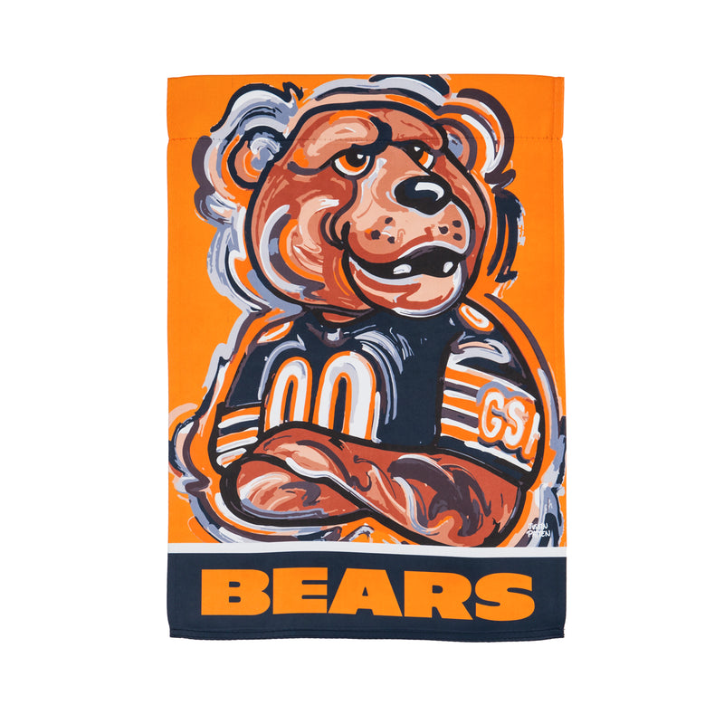 Chicago Bears - Suede GDN Justin Patten Garden Flag