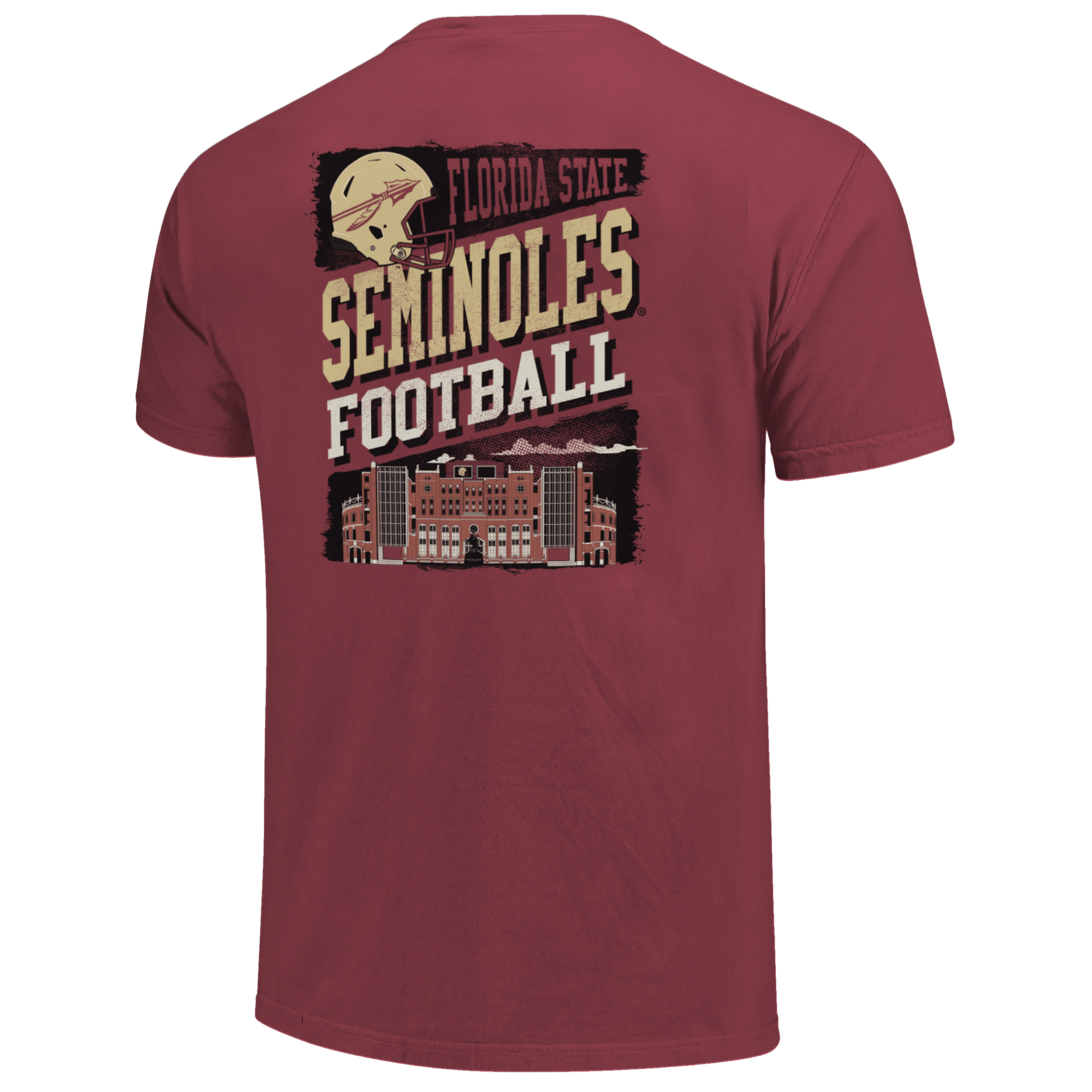 Florida State Seminoles - NCAA Stadium Slat Comfort Color T-Shirt