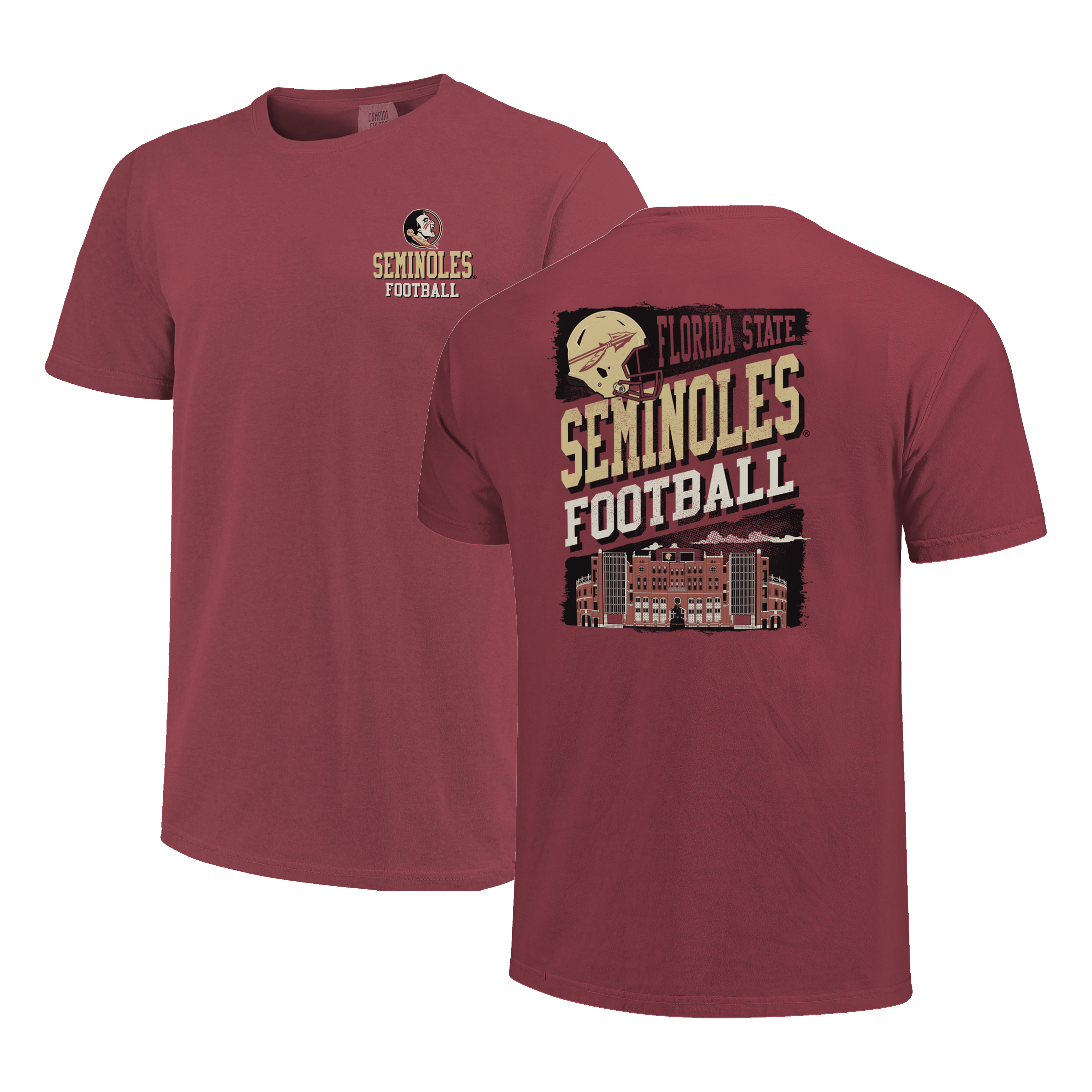 Florida State Seminoles - NCAA Stadium Slat Comfort Color T-Shirt