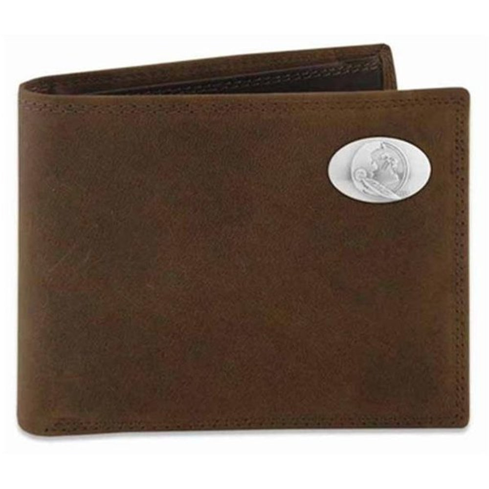 Florida State Seminoles - FSU Concho Emblem Crazyhorse Leather Bi-Fold Wallet