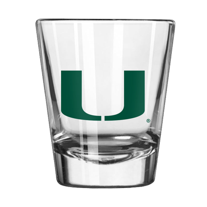 Miami Hurricanes - Primary Logo 2oz Shot Glass