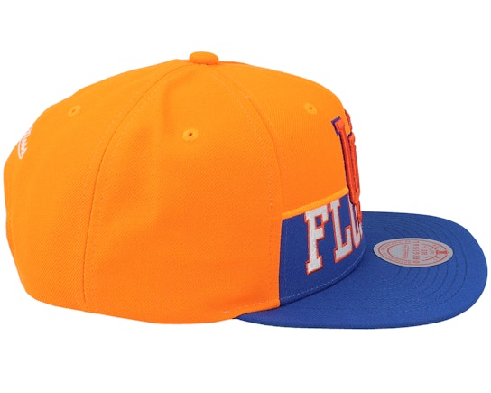 Florida Gators - NCAA University Of Florida Half & Half Royal/Orange Snapback Hat