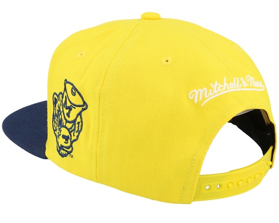 Michigan Wolverines - NCAA Half & Half Yellow-Navy Snapback Hat