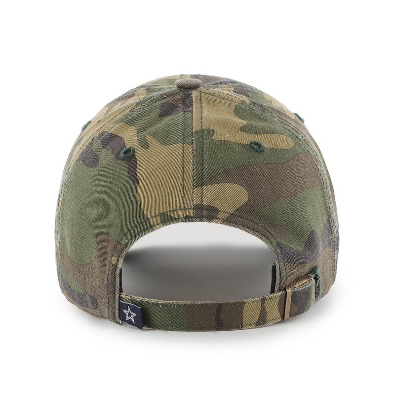 Dallas Cowboys - Men's 47 Brand Camo Clean Up Adjustable Hat