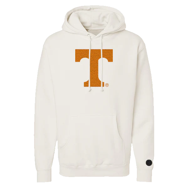 Tennessee Volunteers - NCAA Bone Chenille Pullover Hoodie