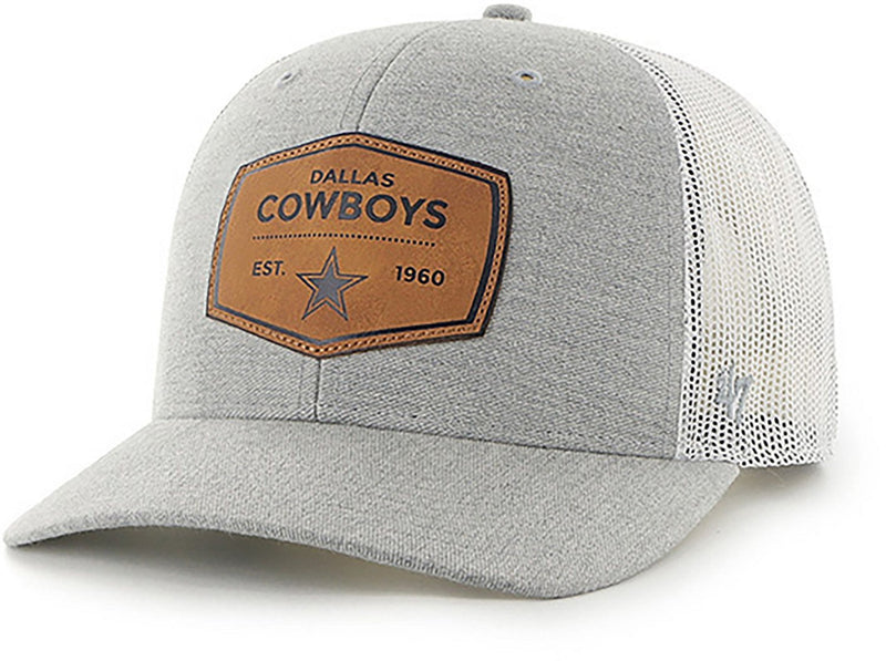 Dallas Cowboys - Gray Tanyard Trucker Hat, 47 Brand