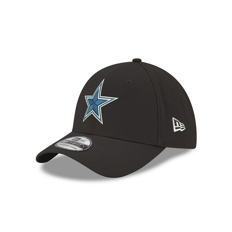 Dallas Cowboys - New Era Men's 39Thirty Front Star Black Hat