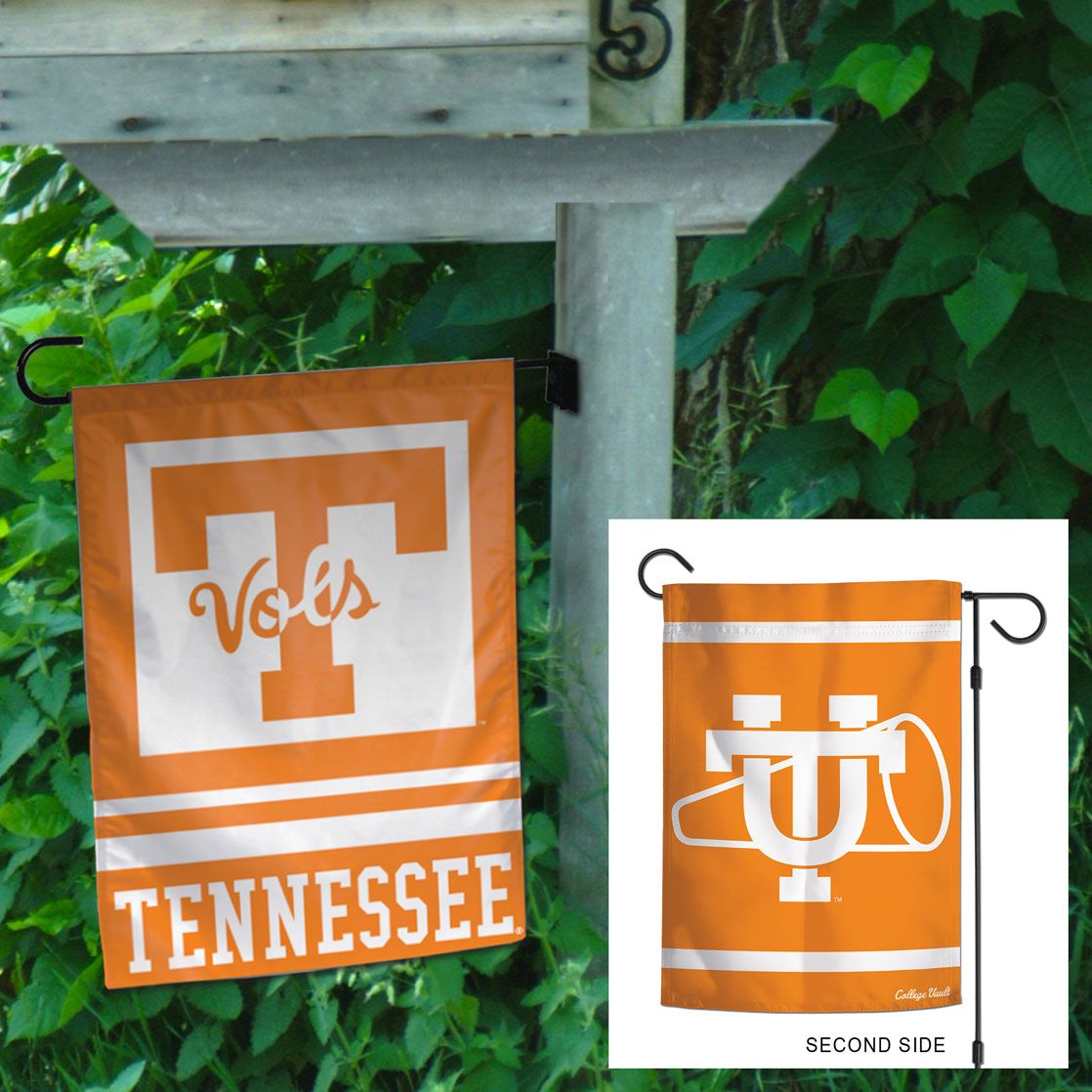 Tennessee Volunteers - College Vault Double-Sided Garden Flag