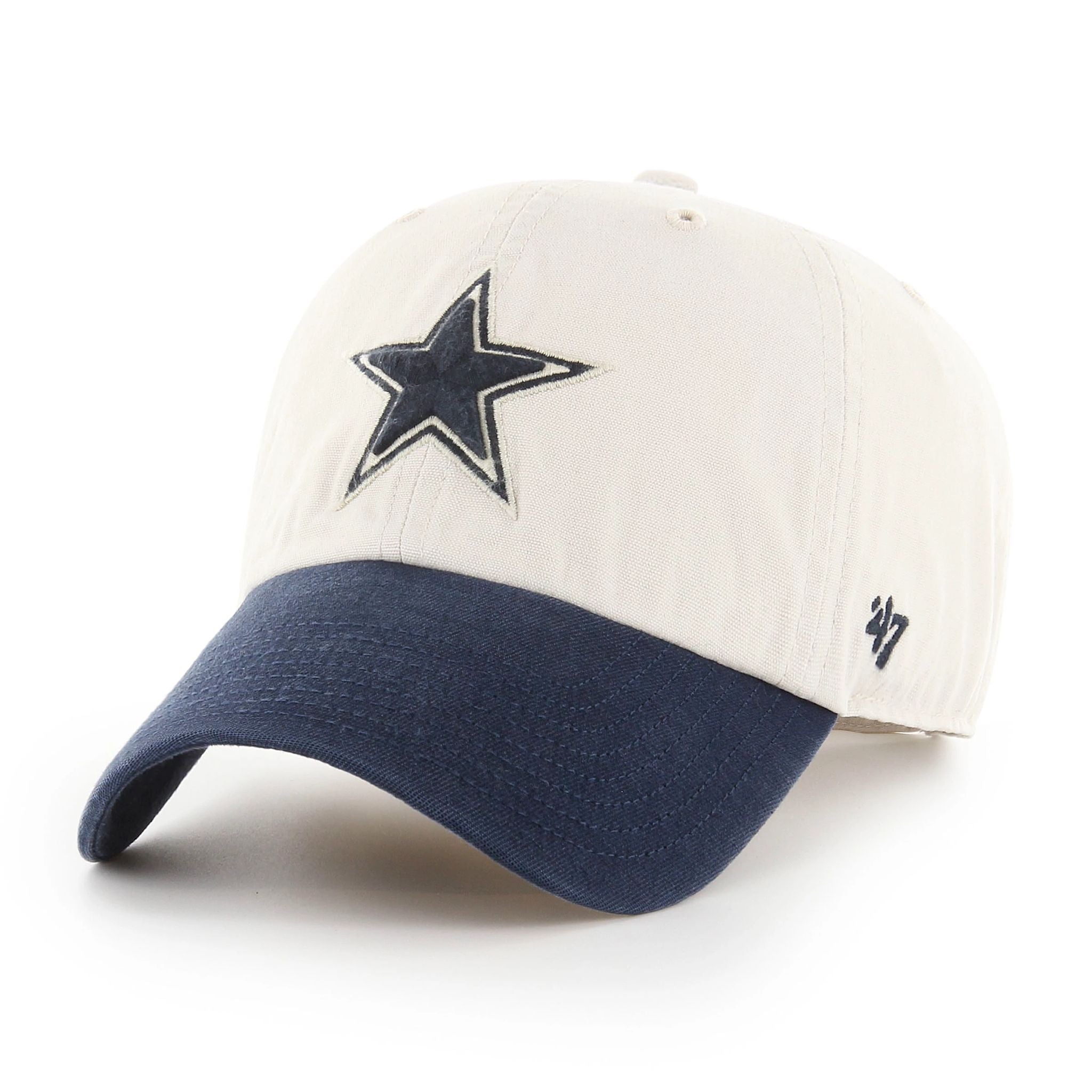 Dallas Cowboys - Men's 47 Brand Sidestep Clean Up Adjustable Hat