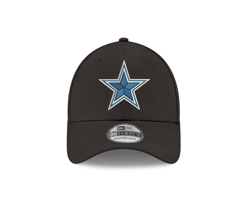 Dallas Cowboys - New Era Men's Black Star/Shield GCP 39Thirty Hat