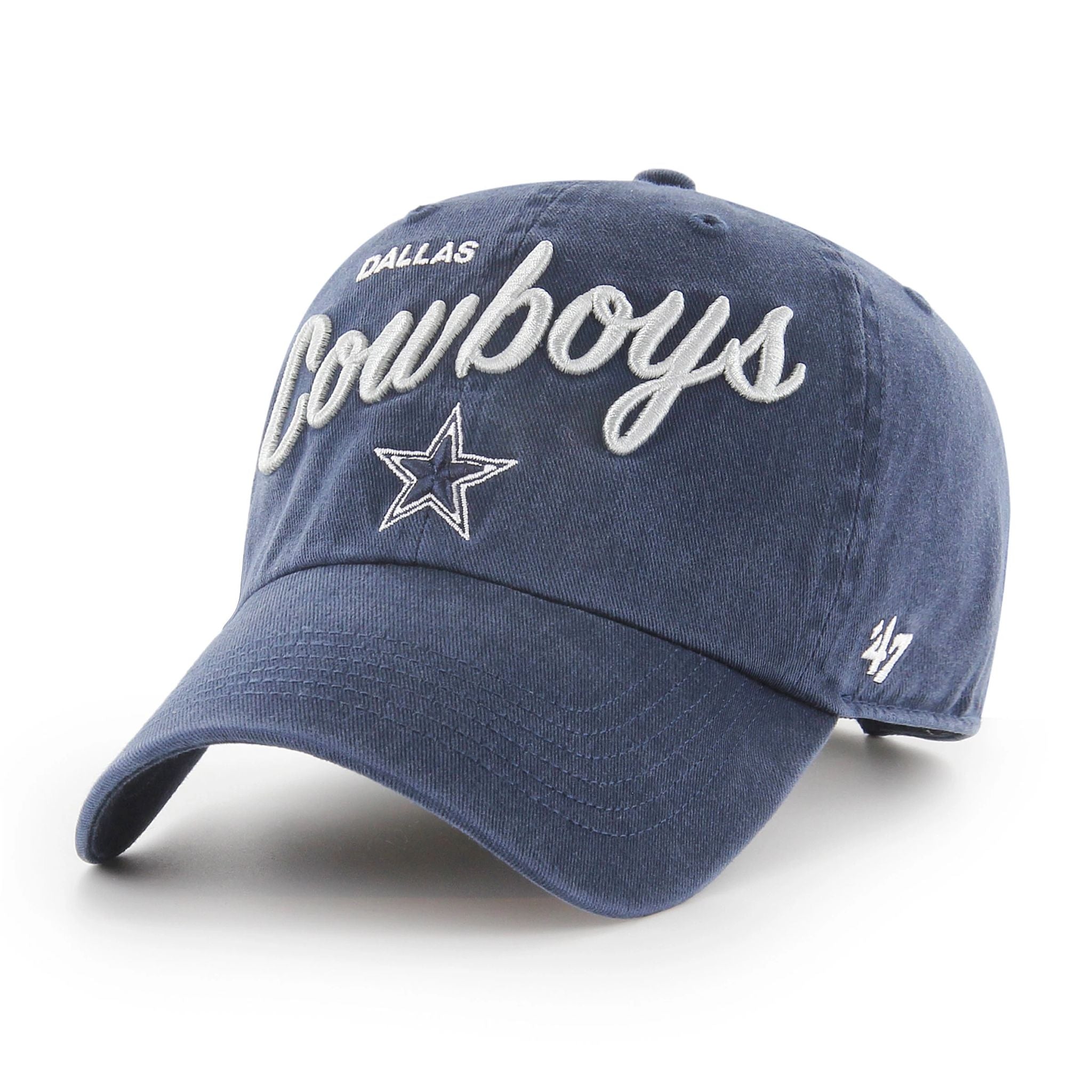 Dallas Cowboys - Men's 47 Brand Phoebe Clean Up Adjustable Hat