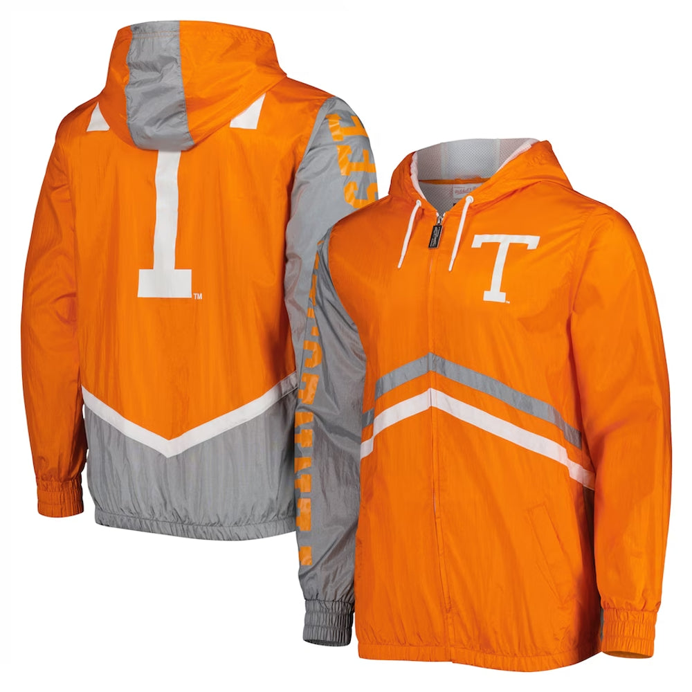 Tennessee Volunteers -NCAA Orange Undeniable Full-Zip Windbreaker Jacket