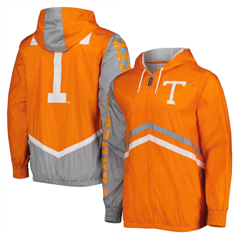 Tennessee Volunteers -NCAA Orange Undeniable Full-Zip Windbreaker Jacket
