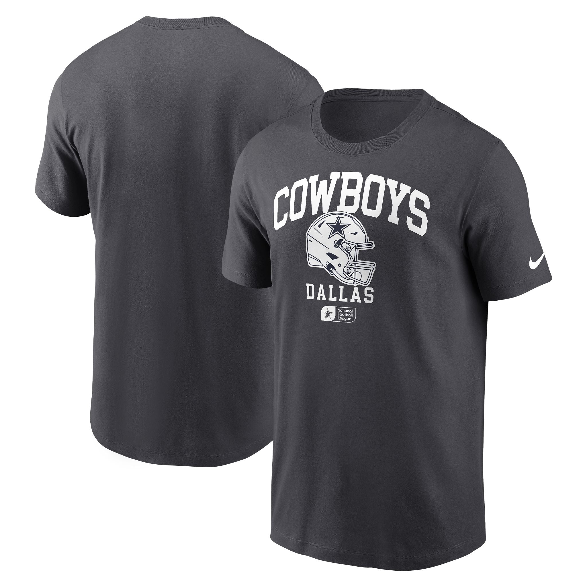 Dallas Cowboys - Black Nike Helmet Essential T-Shirt