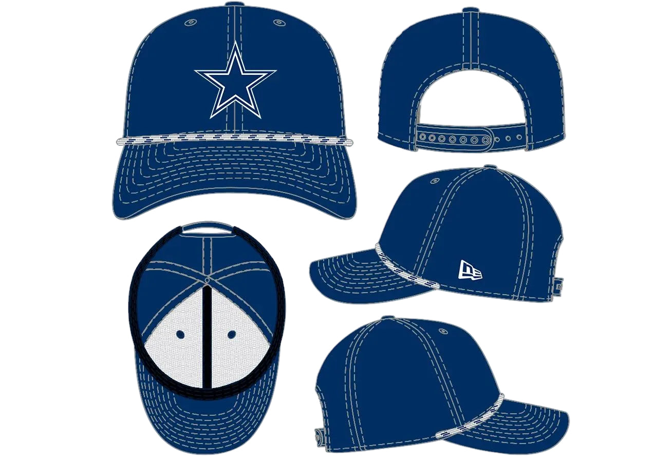 Dallas Cowboys - New Era 9seventy Stretch Snap Multi Rope Hat