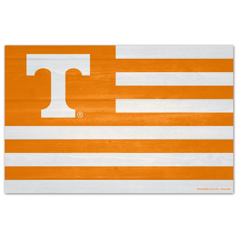 Tennessee Volunteers - Americana Wood Sign