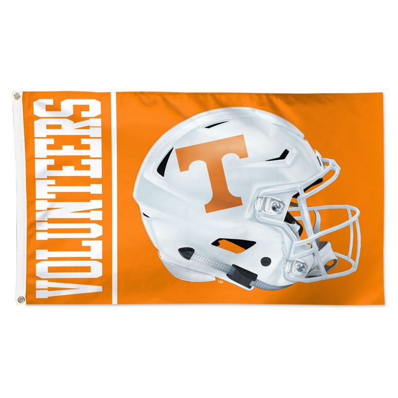 Tennessee Volunteers Helmet - Deluxe 3' X 5' Flag