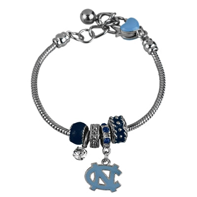 North Carolina Tar Heels - Charm Bracelet