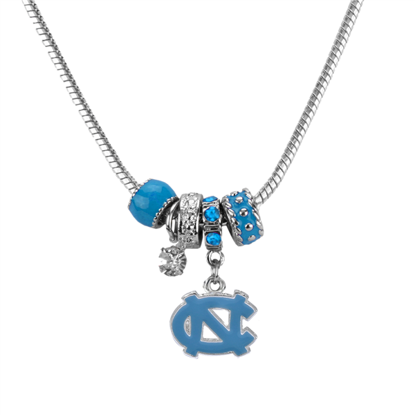 North Carolina Tar Heels - Charm Necklace