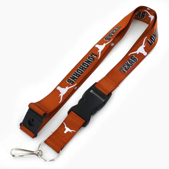 Texas Longhorn - NCAA Team Orange Lanyard