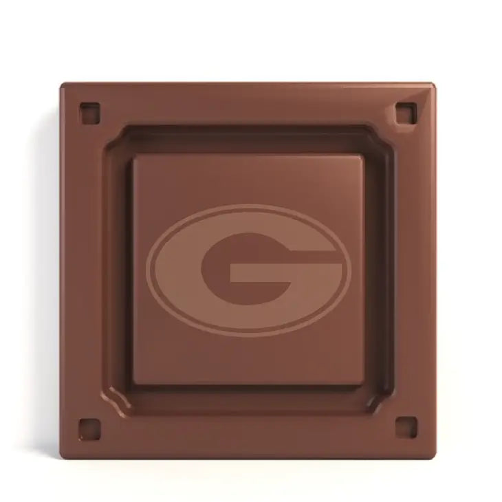 Georgia Bulldogs Embossed Chocolate Bar