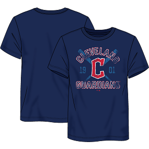 Cleveland Guardians - MLB Men's Cotton Speed and Agility SS T-Shirt