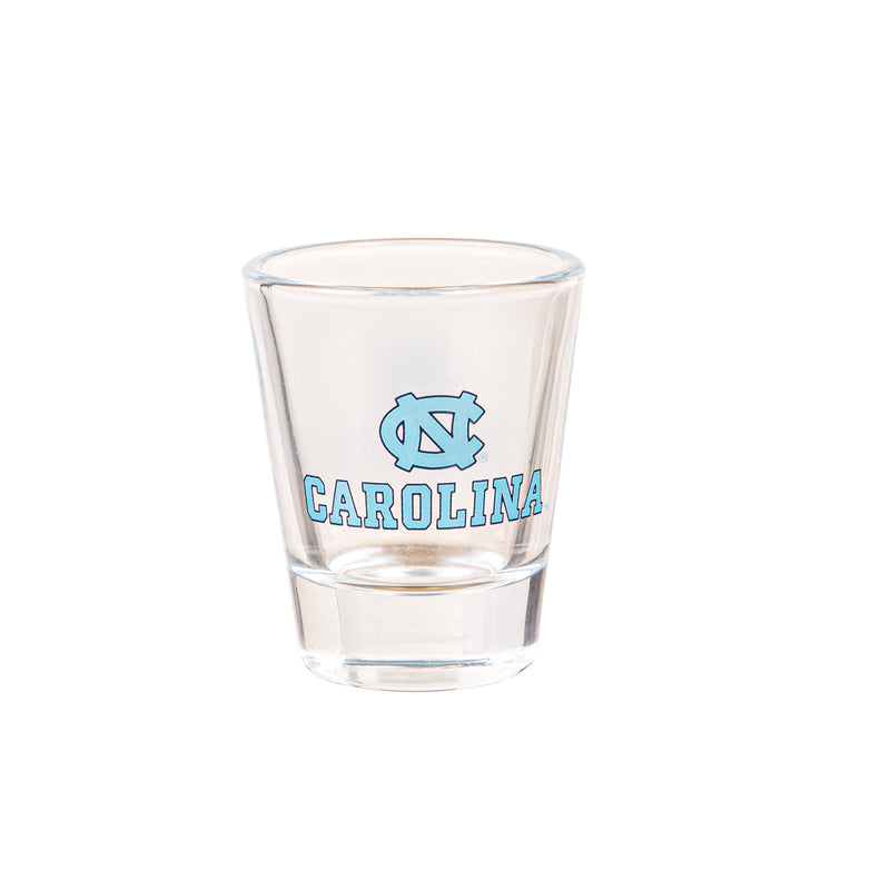 North Carolina Tar Heels - NCAA Glass and Ceramic Shot Glass Set