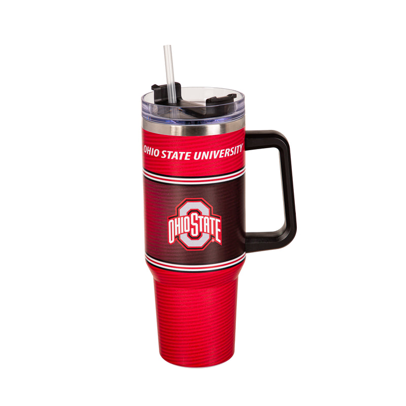 Ohio State - 40oz Stainless Steel Canyon Cup w/ Straw