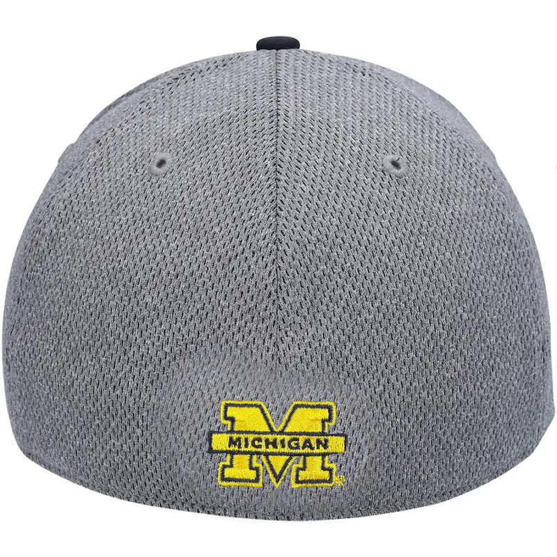 Michigan Wolverines - Navy Wycliff Contender Clean Up Stretch Fit Hat, 47 Brand