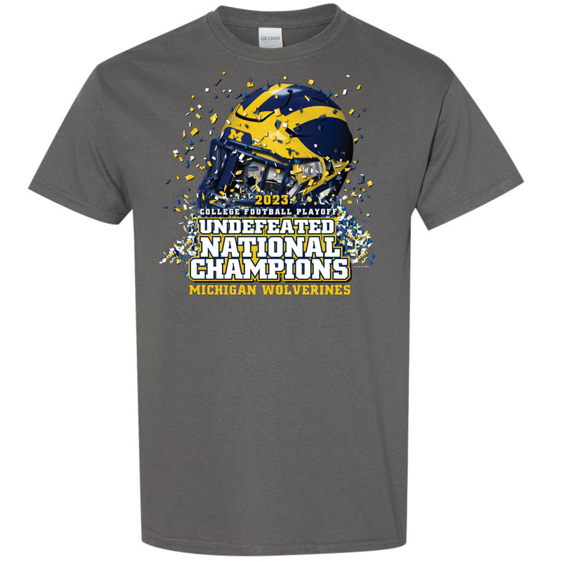 Michigan Wolverines - Undefeated National Champion 2023 Charcoal T-shirt