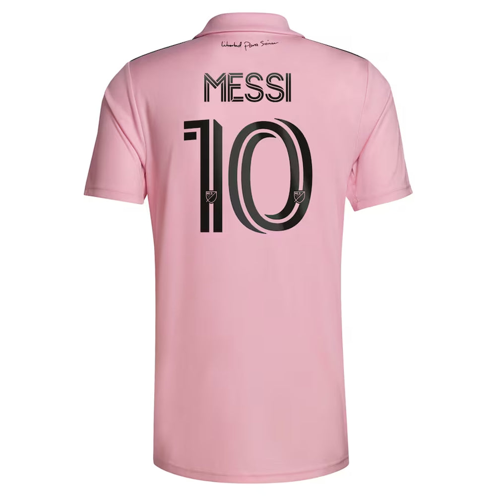 Miami Home - Lionel Messi Adidas Pink Adult Jersey