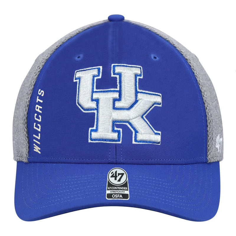 Kentucky Wildcats - Royal Wycliff Contender Clean Up Stretch Fit Hat, 47 Brand