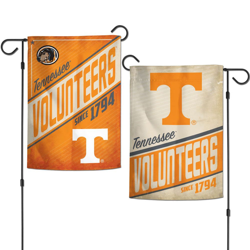 Tennessee Volunteers - Retro Double-Sided Garden Flag