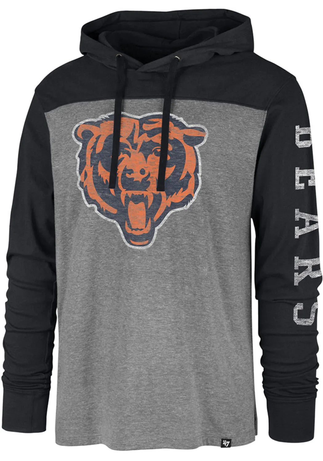 Chicago Bears - Men's Navy Blue Franklin Wooster Fashion Hoodie