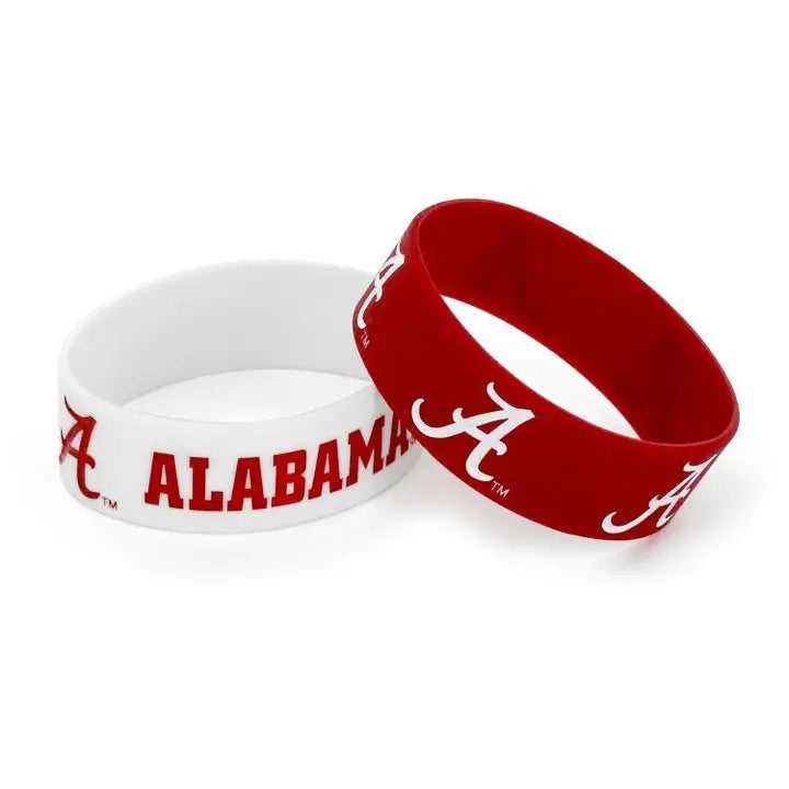 Alabama Crimson Tide- NCAA Bracelets (2 Pack)