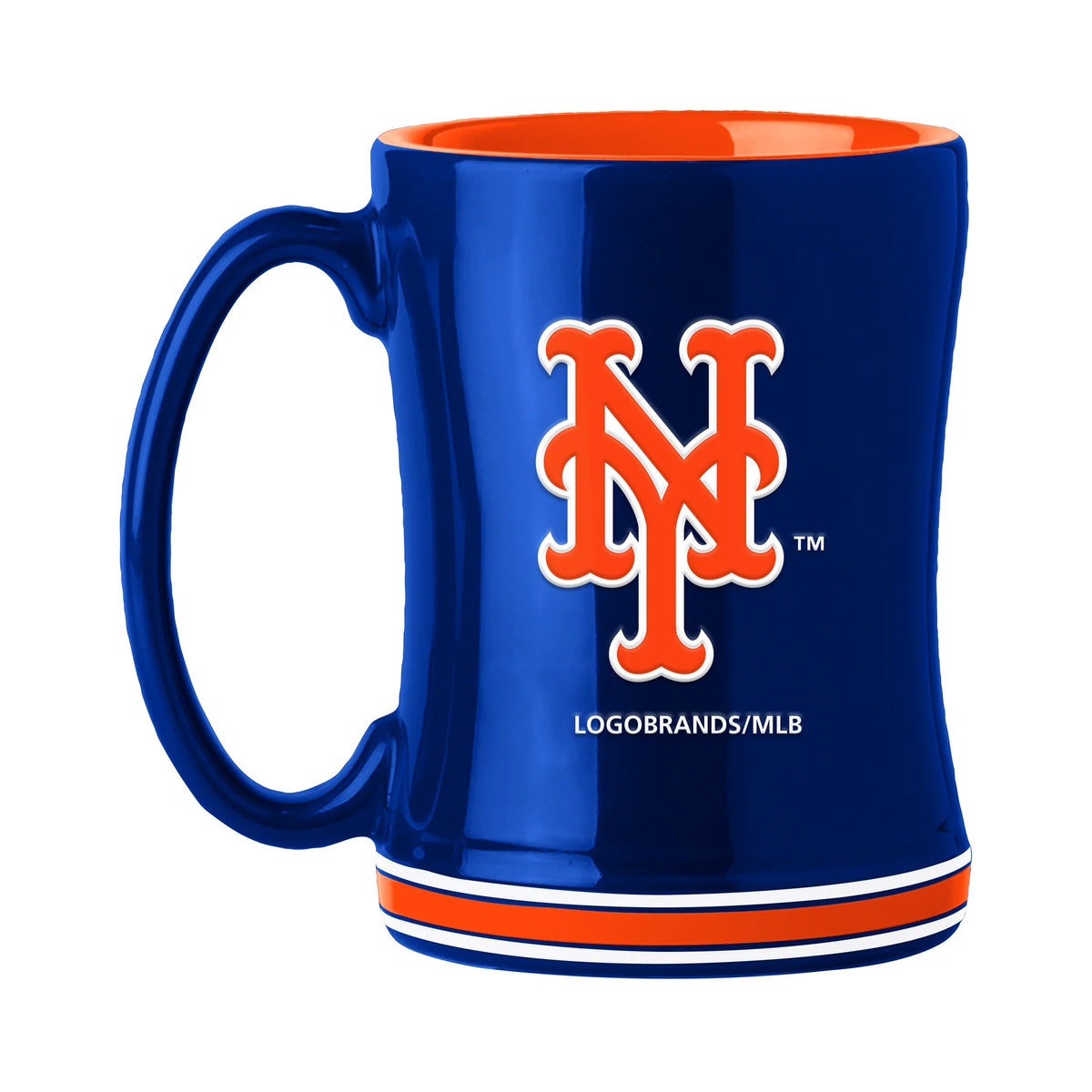 New York Mets - Sculpted 14oz Relief Coffee Mug