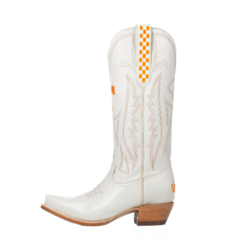 Tennessee Volunteers - Women's Ivory Western Boot