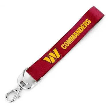 Washington Commanders - NFL Logo Deluxe Wristlet Keychain
