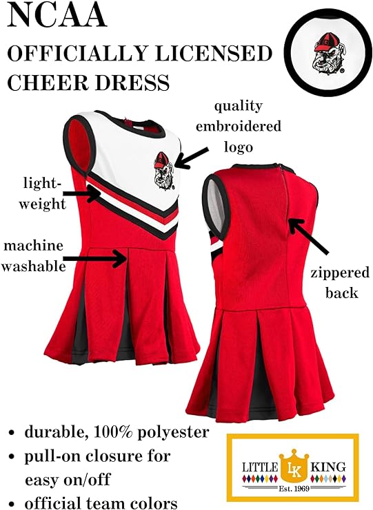 Georgia Bulldogs - Girls Infant Time For Recess Cheer Dress