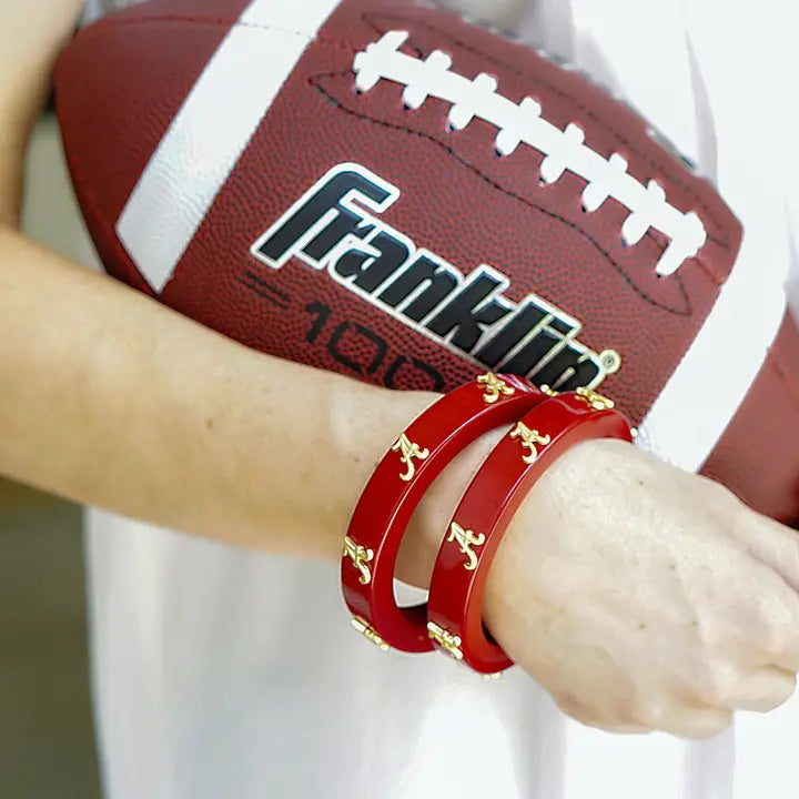 Alabama Crimson Tide - NCAA Resin Logo in Crimson Bangle