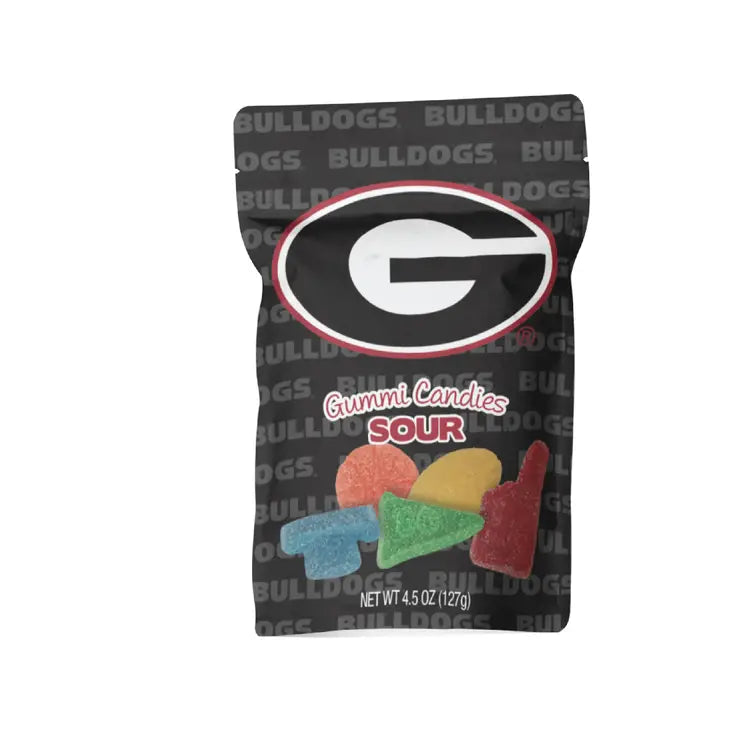 Georgia Bulldogs Sour Gummies